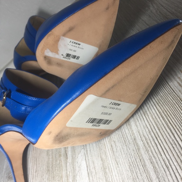 Royal Blue J. Crew Heels - Picture 3 of 4